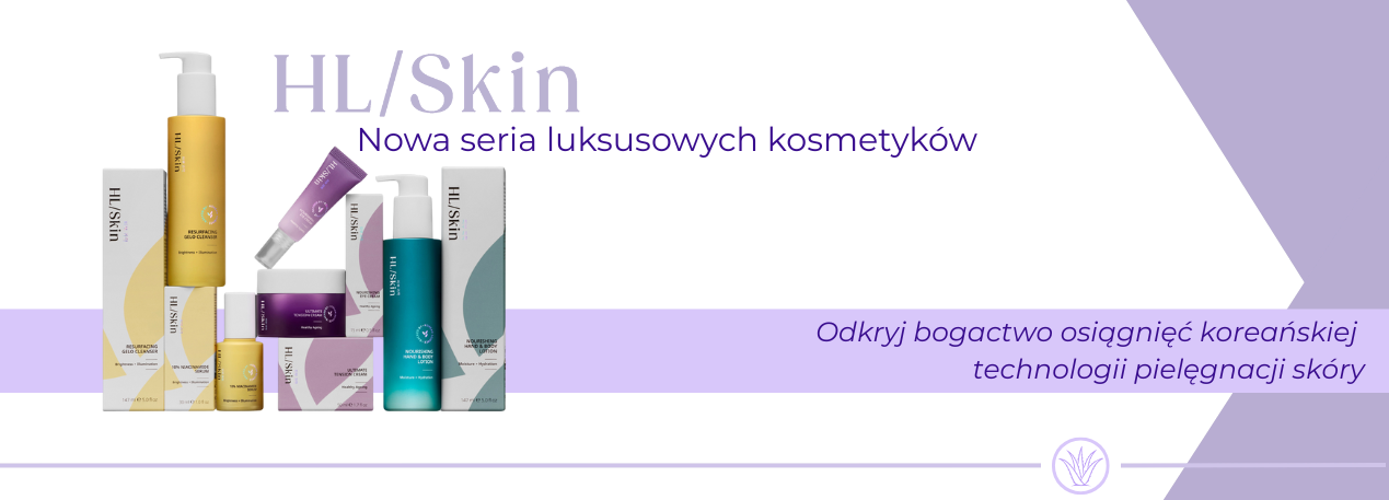 Obrazek dekoracyjny prezentujący linię kosmetyków HL/Skin firmy Herbalife
